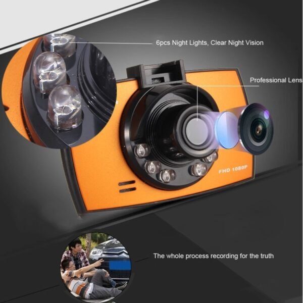 Generalplus 720P VGA 2.4 inch LCD Screen Display Car DVR Recorder, Support Loop Recording / Motion Detection / Night Vision Function, 2.4 inch - Image 11