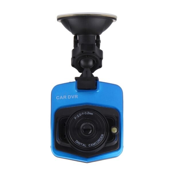 VGA 480P Car Camcorder DVR Driving Recorder Digital Video Camera Voice Recorder with 2.4 inch LCD Screen Display, Support 32GB Micro TF Card & Infrared Night Vision Function(Black + Blue) - Image 2