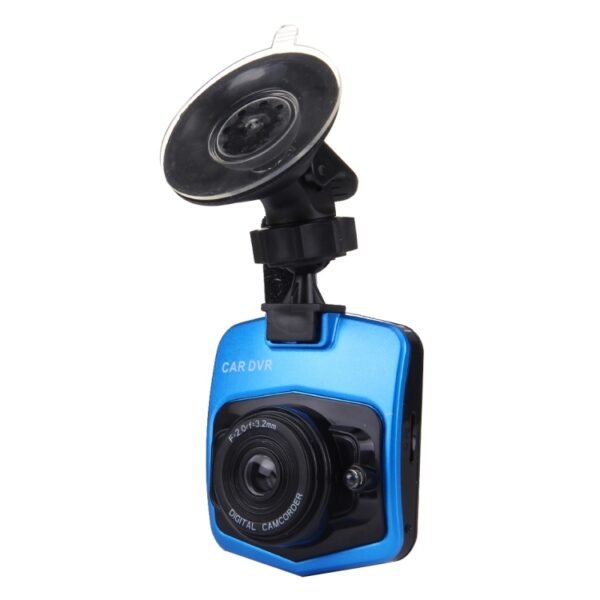 VGA 480P Car Camcorder DVR Driving Recorder Digital Video Camera Voice Recorder with 2.4 inch LCD Screen Display, Support 32GB Micro TF Card & Infrared Night Vision Function(Black + Blue) - Image 3