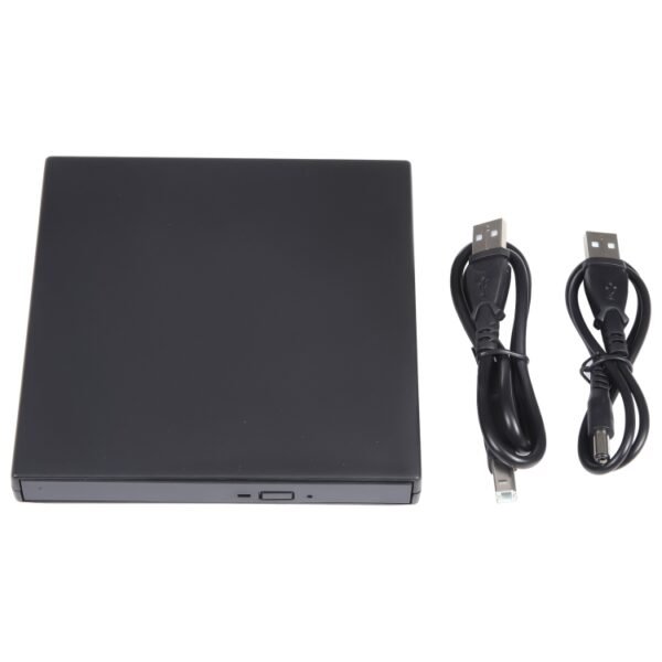 USB Slim Portable Optical Drive (CD-ROM)(Black) - Image 3