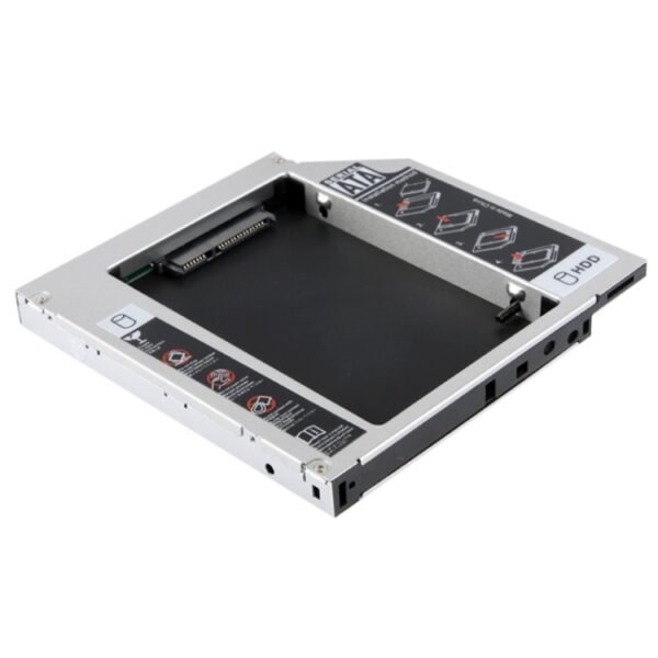 2.5 inch Universal Second HDD Caddy, SATA to SATA HDD Hard Drive Caddy, Thickness: 12.7mm - Image 2