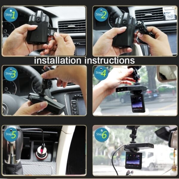 2.5 inch Screen High Definition Video Recorder, 6 LED Light, AVI Video Format, Support SD Card, Loop Recording Function (Generalplus Scheme), 2.5 inch - Image 9