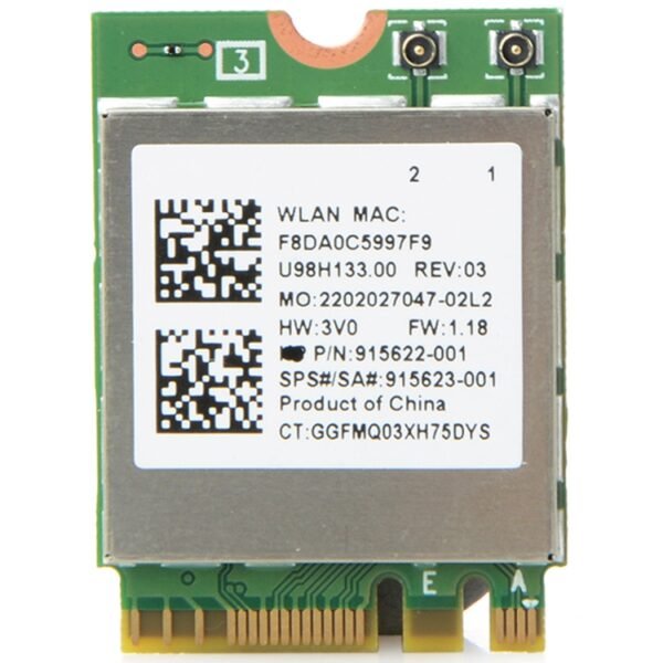 RTL8822BE Dual Band AC 433M Network Adapter Card Bluetooth 4.0 Wireless Network Adapter Card for Dell / ASUS / Toshiba / Sony / Acer - Image 2