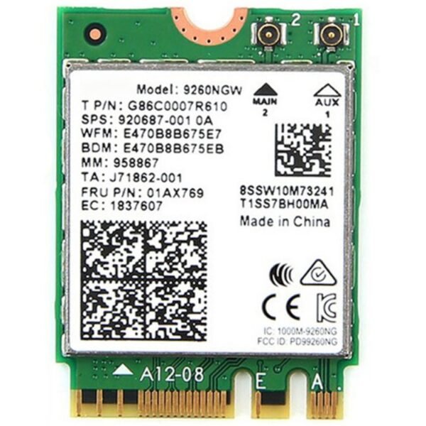 9260NGW Brand New for Intel Dual Band Wireless-AC 9260AC Bluetooth 5.0 5G 1730Mbps Wifi Network Card PK 8265 / 7260 / 8260 - Image 2