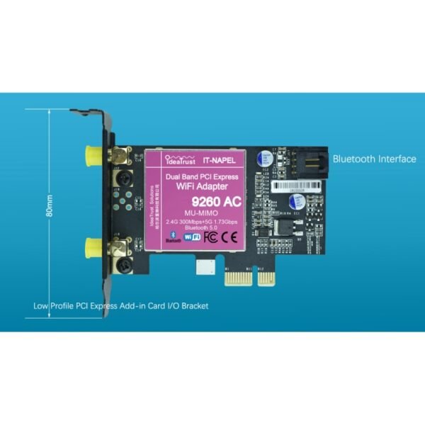 9260NGW Brand New for Intel Dual Band Wireless-AC 9260AC Bluetooth 5.0 5G 1730Mbps Wifi Network Card PK 8265 / 7260 / 8260 - Image 5