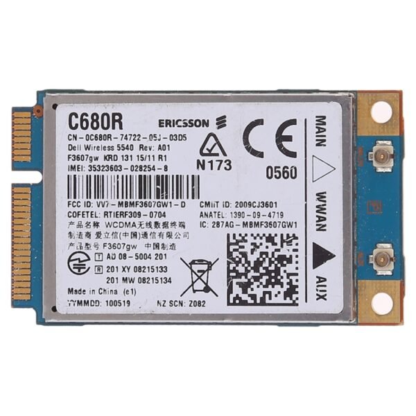 Wireless Network Card for Dell C680R WWAN UMTS Wireless 5540 dw5540 Ericsson F3607GW - Image 2