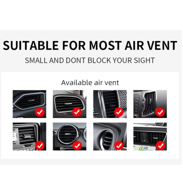 W-987 Magnetic Suction 15W Wireless Charger Car Air Outlet Bracket for iPhone 12 Series and other Smart Phones, W-987 - Image 5