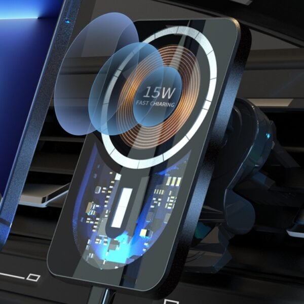 T11 Car Air Vent Mount Magnetic Wireless Charger - Image 4