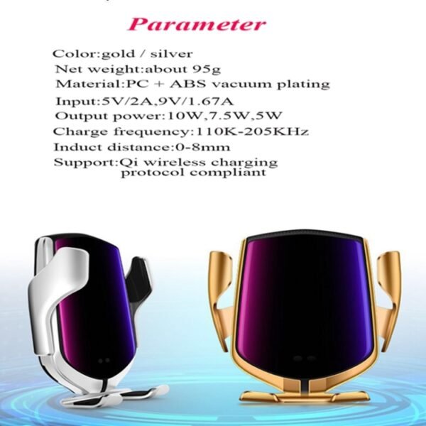R1 Intelligent Infrared Sensor Car Wireless Charger, R1 - Image 6