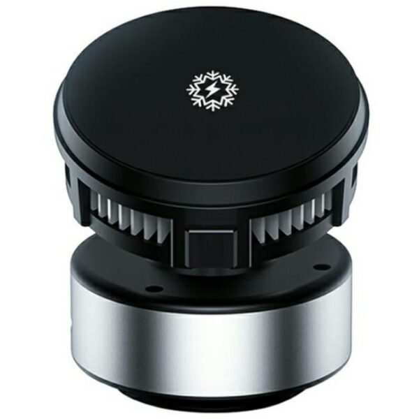 X19 Car Phone Holder 15W Wireless Charging Vacuum Suction Cooling Magnetic Phone Stand, X9 (Black), X9 (Silver) - Image 2