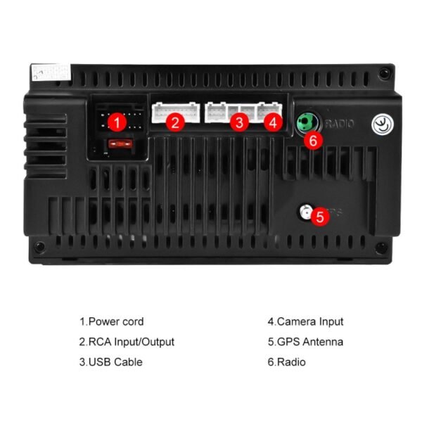 A2799 10 Inch Android WiFi 2+32G Central Control Large screen Universal Car Navigation Reversing Video Player, Standard, Standard+4Lights Camera, Standard+12Lights Camera, Standard+AHD Camera - Image 3
