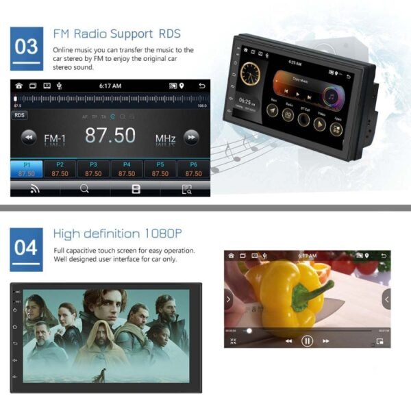 A2799 10 Inch Android WiFi 2+32G Central Control Large screen Universal Car Navigation Reversing Video Player, Standard, Standard+4Lights Camera, Standard+12Lights Camera, Standard+AHD Camera - Image 5