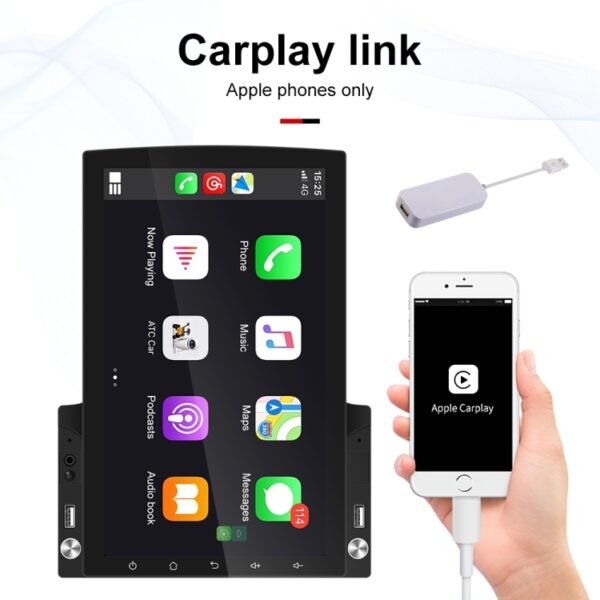 9.7 inch Vertical Screen HD 2.5D Glass Car MP5 Player Android Navigation All-in-one Machine, Standard, Standard+4 Lights Camera, Standard+8 Lights Camera, Standard+12 Lights Camera - Image 3