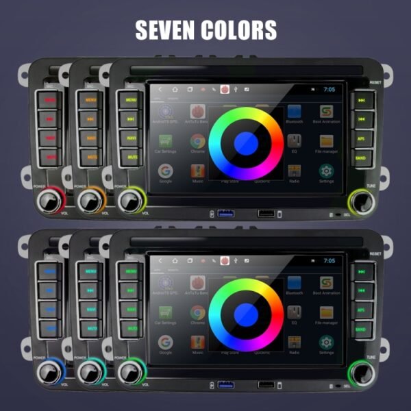 Suitable for Volkswagen 7-inch Car Multimedia Player Navigation Bluetooth Reversing Integrated Machine Android 10.0, 1+16G, 2+16G, 2+32G - Image 11