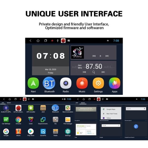 Suitable for Volkswagen 7-inch Car Multimedia Player Navigation Bluetooth Reversing Integrated Machine Android 10.0, 1+16G, 2+16G, 2+32G - Image 7