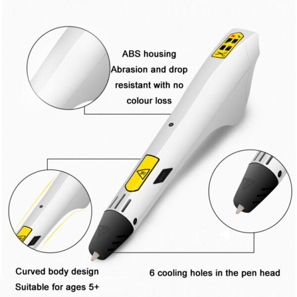 3D Printing Pen Children Toy Art Doodle Pen, USB, USB+EU Plug, USB+AU Plug, USB+US Plug, USB+UK Plug - Image 3