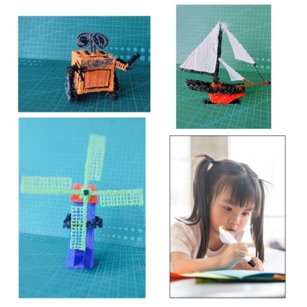 3D Printing Pen Children Toy Art Doodle Pen, USB, USB+EU Plug, USB+AU Plug, USB+US Plug, USB+UK Plug - Image 6