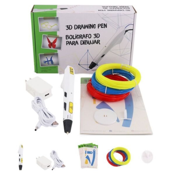 3D Printing Pen Children Toy Art Doodle Pen, USB, USB+EU Plug, USB+AU Plug, USB+US Plug, USB+UK Plug - Image 7