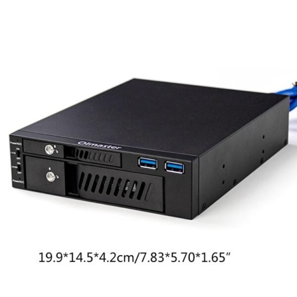 Oimaster MR-6203 Double Bay Optical Drive Hard Drive Box Hard Drive Bracket - Image 3