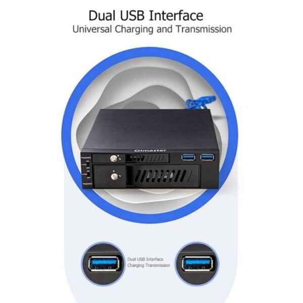 Oimaster MR-6203 Double Bay Optical Drive Hard Drive Box Hard Drive Bracket - Image 7