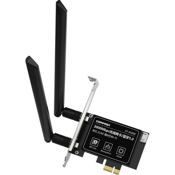 COMFAST Gaming Game 3000Mbps Gigabit Dual-Frequency Wireless Desktop Computer PCIE Wireless Network Card, AX200, AX200 PRO - Image 11