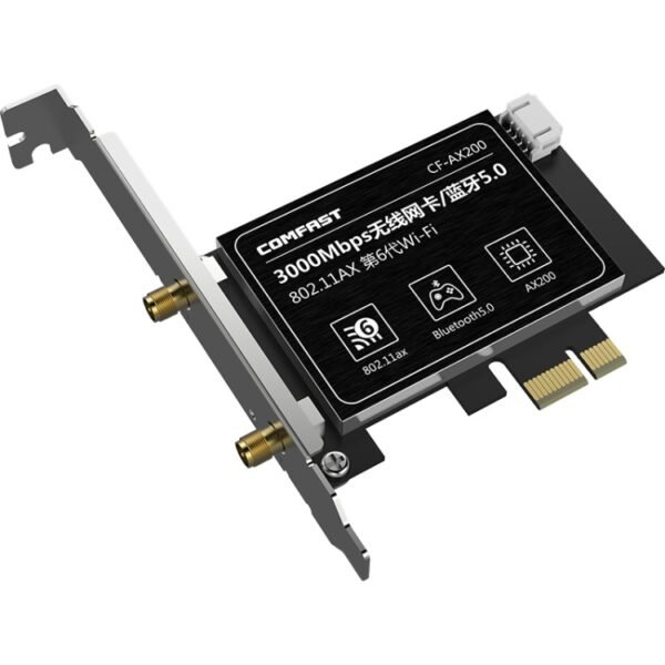 COMFAST Gaming Game 3000Mbps Gigabit Dual-Frequency Wireless Desktop Computer PCIE Wireless Network Card, AX200, AX200 PRO - Image 14