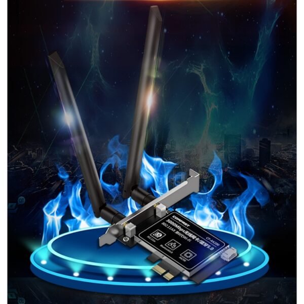 COMFAST Gaming Game 3000Mbps Gigabit Dual-Frequency Wireless Desktop Computer PCIE Wireless Network Card, AX200, AX200 PRO - Image 2