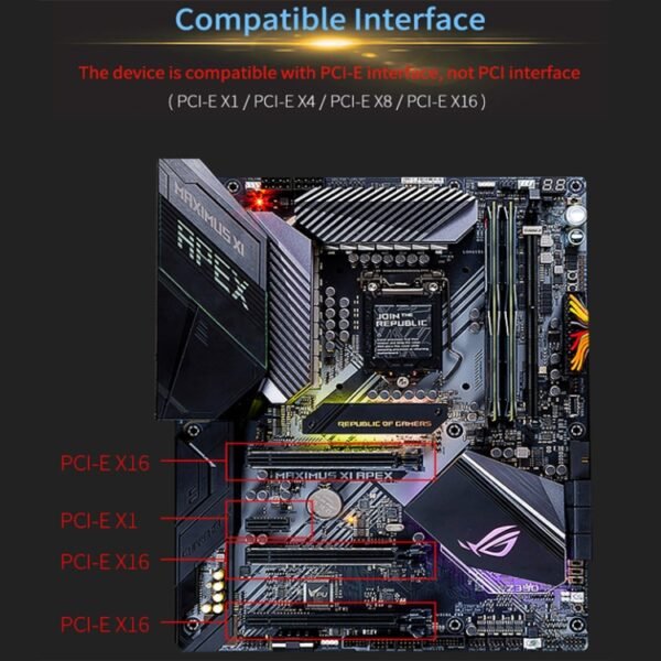 COMFAST Gaming Game 3000Mbps Gigabit Dual-Frequency Wireless Desktop Computer PCIE Wireless Network Card, AX200, AX200 PRO - Image 9