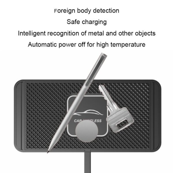 C1 15W TYPEC Interface Car Anti-slip Mat Wireless Charger, C1 1m, C1 30cm - Image 2