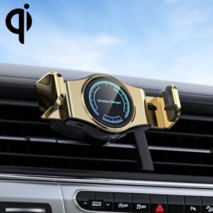 15W Mini Car Wireless Charger Phone Smart Sensing Holder, 15W Mini Gold, 15W Mini Silver