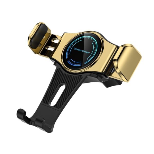 15W Mini Car Wireless Charger Phone Smart Sensing Holder, 15W Mini Gold, 15W Mini Silver - Image 7