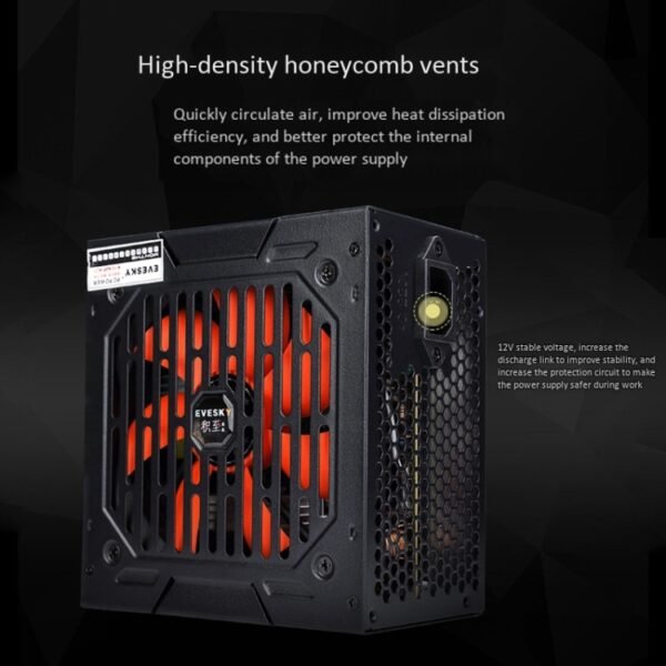 EVESKY  700WS  ATX 12V Computer Power Supply With 12cm Fan - Image 4