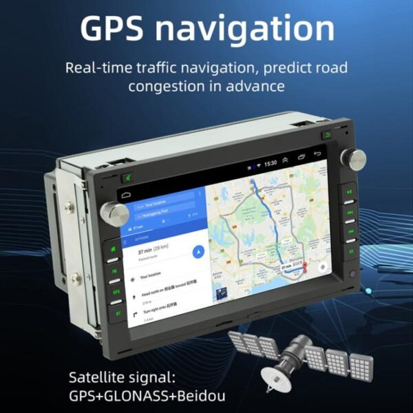 For Volkswagen Passat 7 Inch Bluetooth GPS Navigation Car Player, 1+32G, 2+32G, 2+64G - Image 7