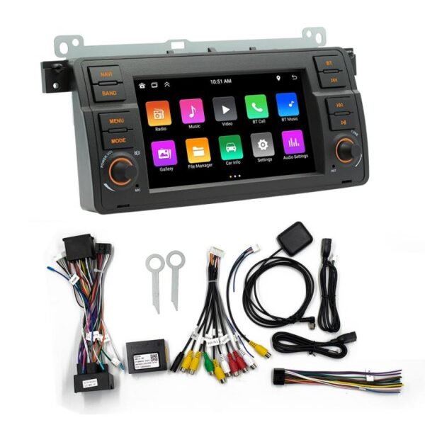 For BMW E46 7 Inch GPS Navigation WIFI Car MP5, 1+32G, 2+32G, 2+64G - Image 2