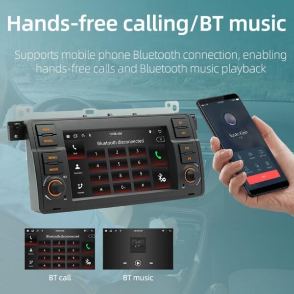 For BMW E46 7 Inch GPS Navigation WIFI Car MP5, 1+32G, 2+32G, 2+64G - Image 11