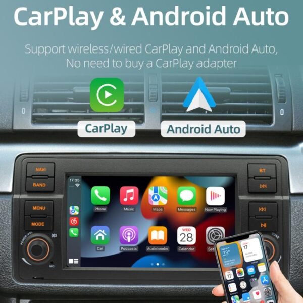For BMW E46 7 Inch GPS Navigation WIFI Car MP5, 1+32G, 2+32G, 2+64G - Image 6