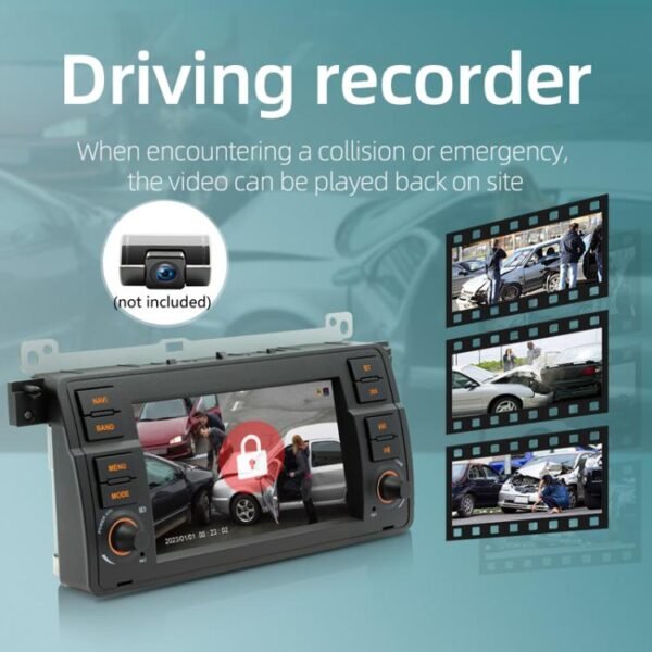 For BMW E46 7 Inch GPS Navigation WIFI Car MP5, 1+32G, 2+32G, 2+64G - Image 8