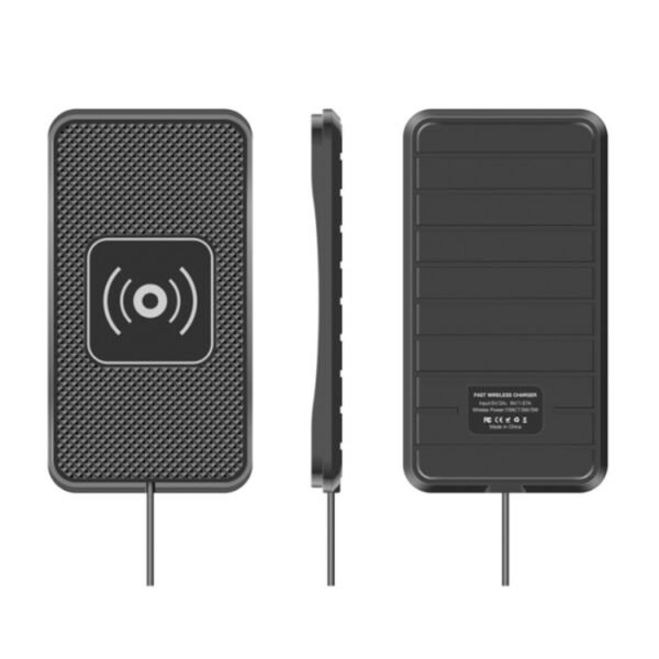 C3 15W Car QI Wireless Charger Launch Pad Anti-slip Mat, C3 Type-C Interface - Image 2