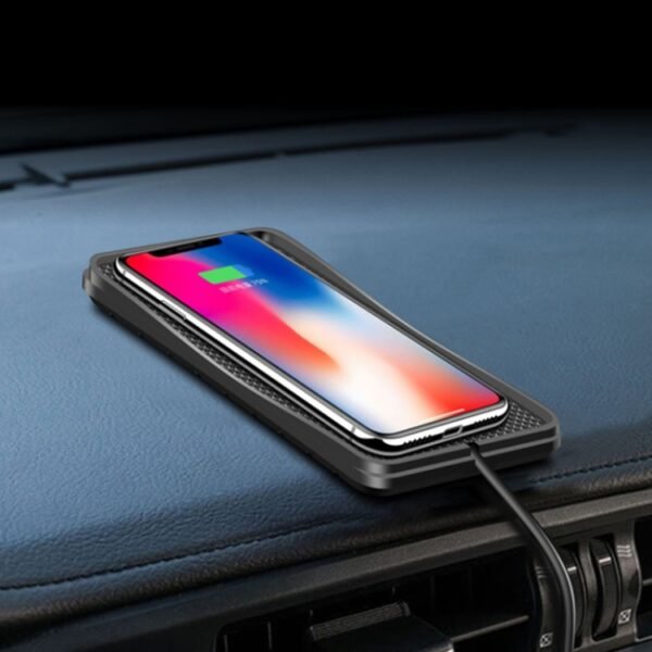 C3 15W Car QI Wireless Charger Launch Pad Anti-slip Mat, C3 Type-C Interface - Image 6
