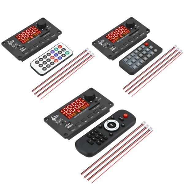 JX-Y04 12V 50W Color Screen Bluetooth Decoding Board,Support FM / Call / Recording, JX-Y04 White, JX-Y04 Black, JX-Y04 Black White - Image 2