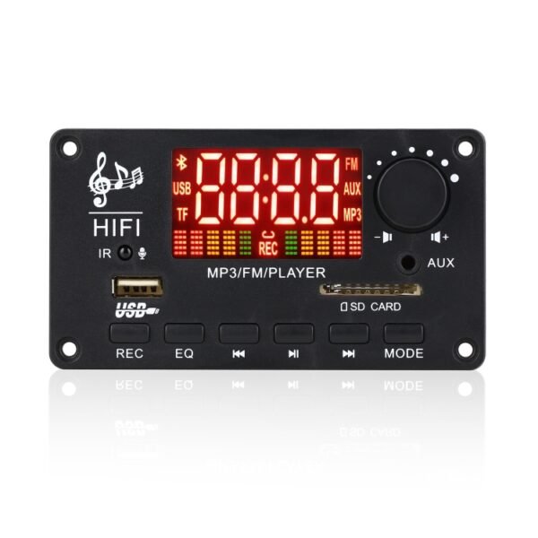 JX-Y04 12V 50W Color Screen Bluetooth Decoding Board,Support FM / Call / Recording, JX-Y04 White, JX-Y04 Black, JX-Y04 Black White - Image 3