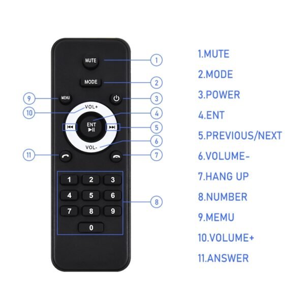 F133 5 inches Car MP5 Wired CarPlay Universal Bluetooth Player With Microphone, Style:, 5 inches Standard, 5 inches Standard+ 4 Lights Camera, 5 inches Standard+12 Lights Camera - Image 5