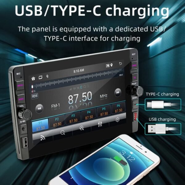 9 Inch Bluetooth FM Radio Car MP5 Android Navigation Machine, 1+32G, 2+32G, 2+64G - Image 11
