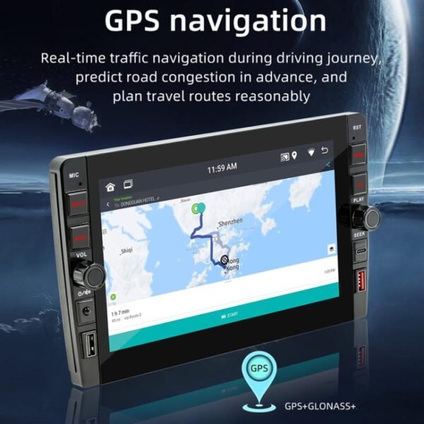 9 Inch Bluetooth FM Radio Car MP5 Android Navigation Machine, 1+32G, 2+32G, 2+64G - Image 7