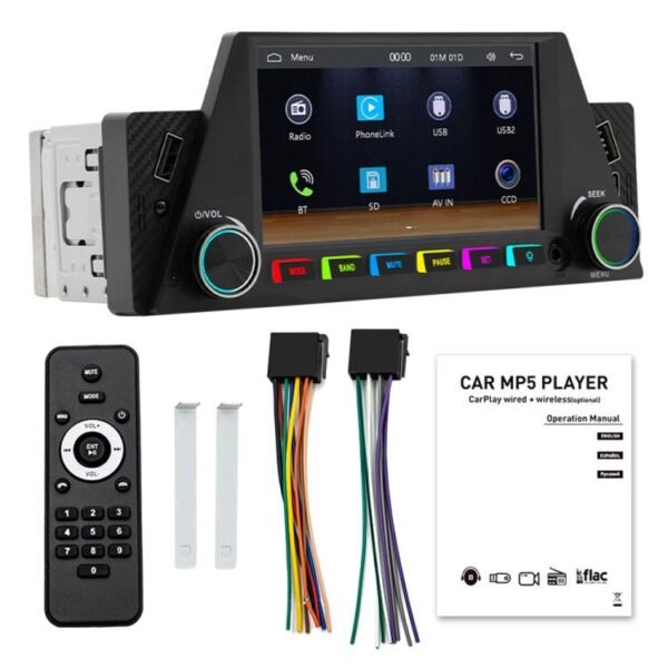 4.7 inch AUTO/CarPlay Navigation Bluetooth FM Radio Car MP5 Marquee, 161W - Image 2