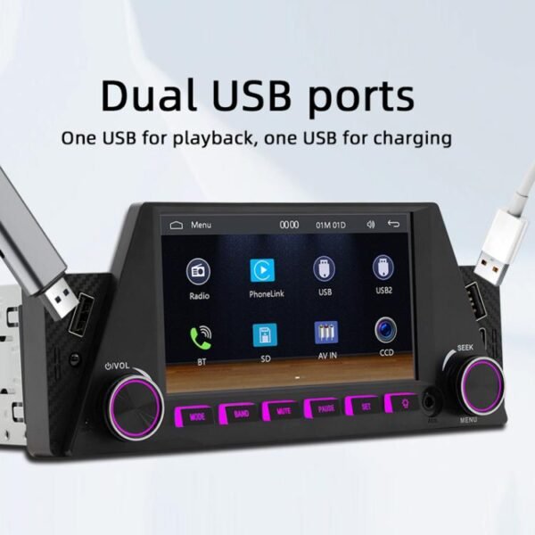 4.7 inch AUTO/CarPlay Navigation Bluetooth FM Radio Car MP5 Marquee, 161W - Image 9