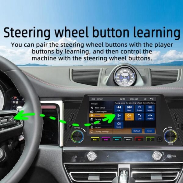 4.7 inch AUTO/CarPlay Navigation Bluetooth FM Radio Car MP5, 161C - Image 12