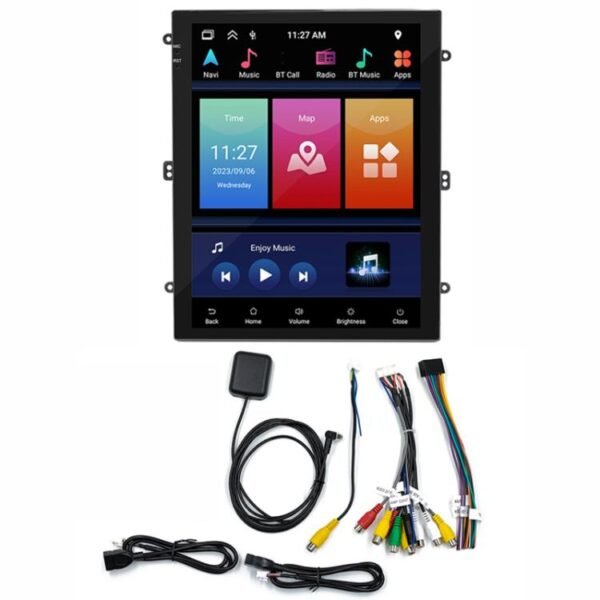 9.7 inch Vertical Screen Bluetooth Radio Android 13 GPS Navigation Device, 1+32G, 2+32G, 2+64G - Image 2
