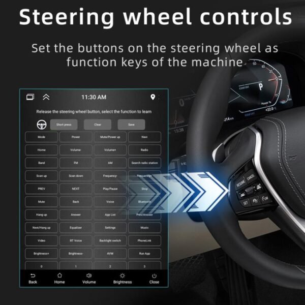 9.7 inch Vertical Screen Bluetooth Radio Android 13 GPS Navigation Device, 1+32G, 2+32G, 2+64G - Image 10