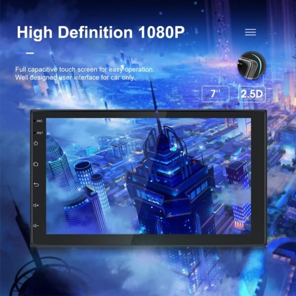 A3194 7 Inch Android 11 Central Control Carplay 2+32G Car Large Screen Navigation Reversing Video Player, Style:, Standard, Standard+AHD Camera - Image 11